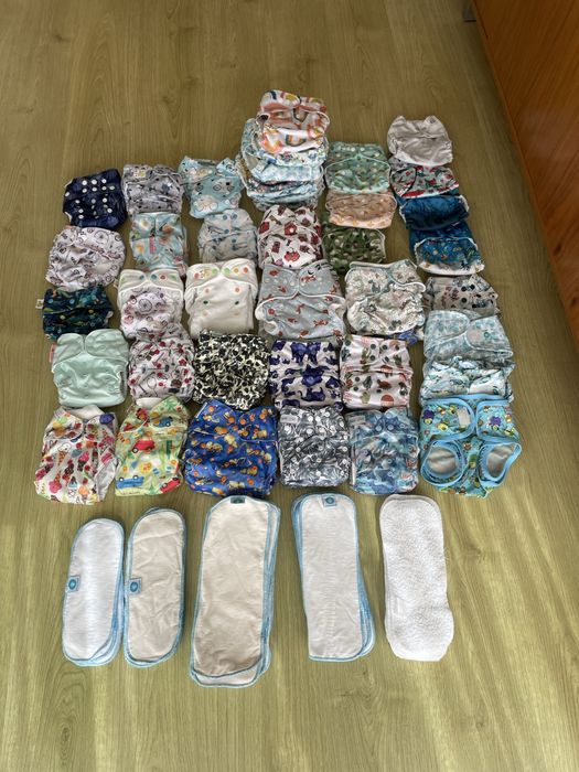 Vendo separadamente - Fraldas reutilizaveis e absorventes