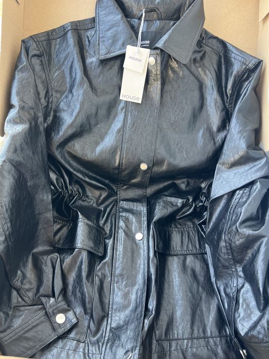 Жіноча шкіряна куртка house чорного кольору розмір L