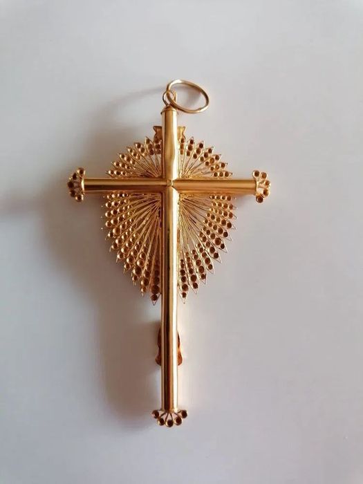 Magnífico CRUCIFIXO Antigo OURO