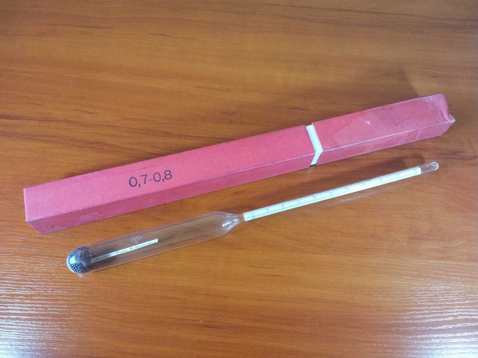 Densymetr areometr 0,700 - 0,800 G/CM3 - 10 sztuk