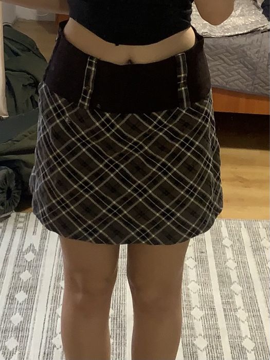 Spódniczka spódnica mini w kratkę s