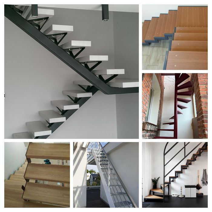 Schody metalowe samonośne, loftowe, industrialne, przemysłowe...