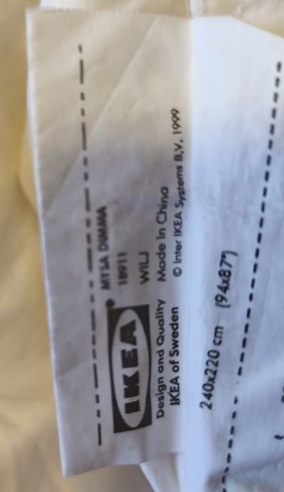 Edredão IKEA Mysa Dimma casal 220 x 240