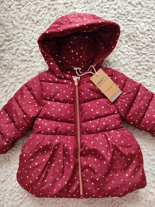 Nowy z metką płaszczyk Next  6-9 miesięcy