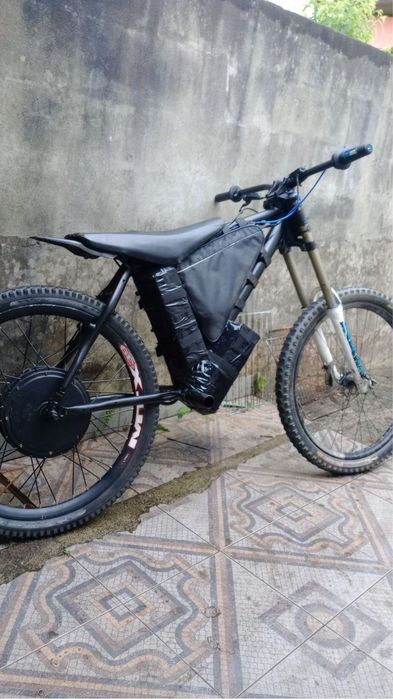 Bicicleta elétrica 72v 3000w