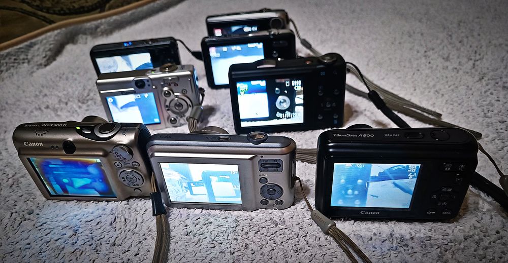 Лот цифровий фотоапарат Canon,Samsung,Pentax,Fujifilm,Lumix,Nikon