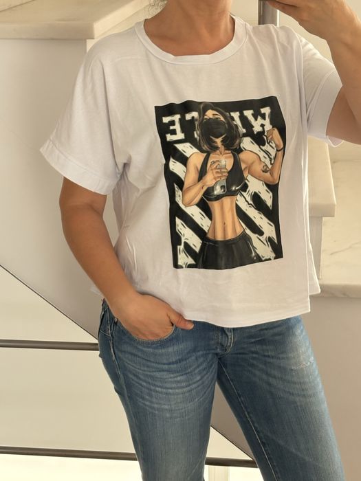 T-shirt curta, tamanho M