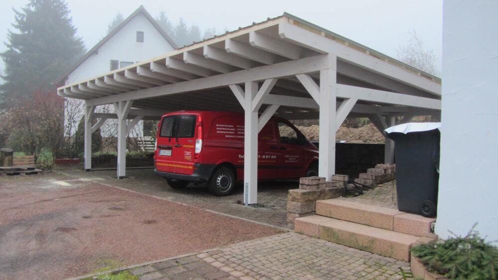 Wiata garażowa CARPORT 4 samochody 12x6m Solar Panele Fotowoltaiczne