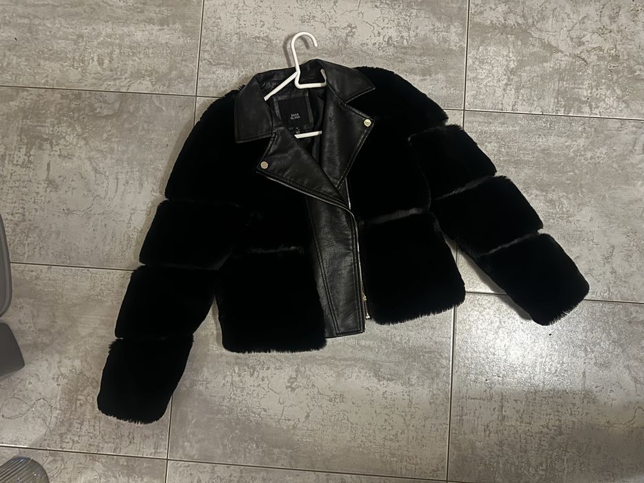 Косуха с искусственным мехом river island