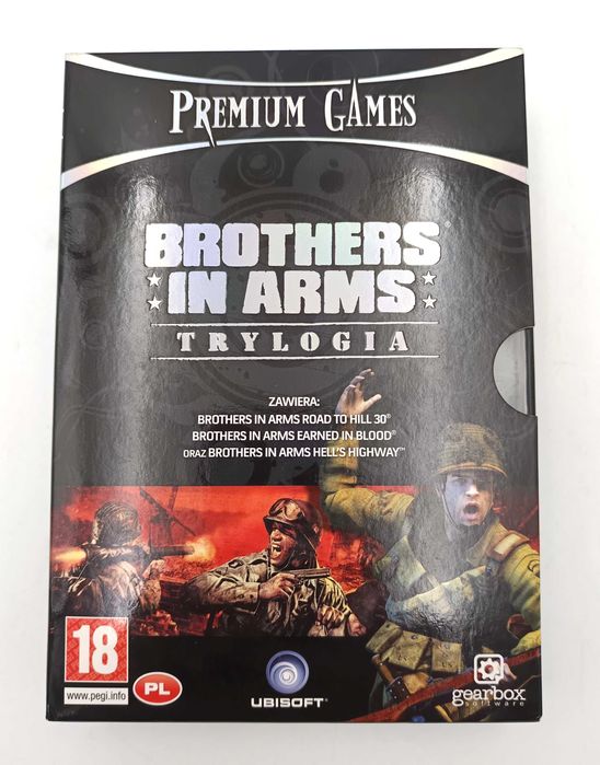 GRA Brothers in Arms Trylogia PC DVD – 3 gry – Premium Games – komplet