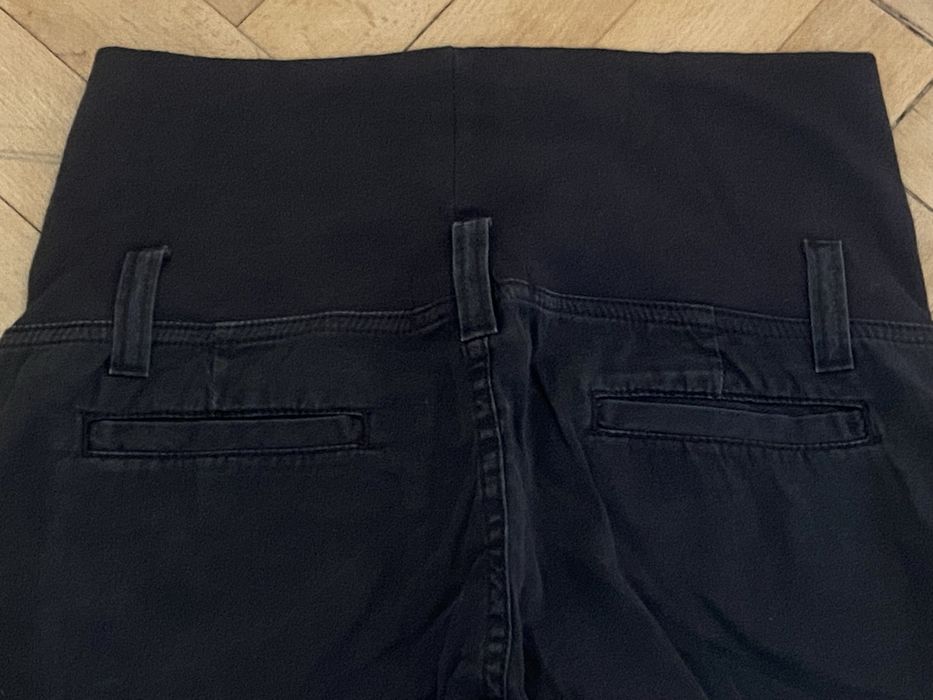 LK & JNS spodnie ciążowe bawełna khaki brązowe