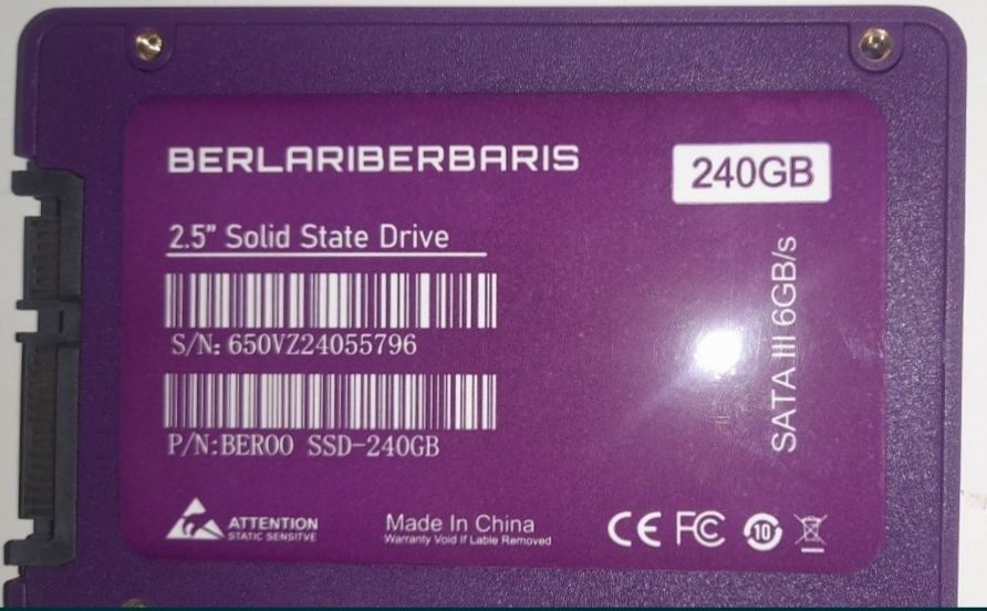 SSD 240gb sata 3 berlariberbaris