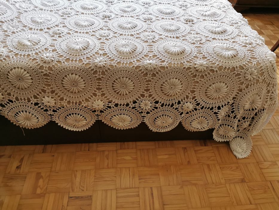 Cocha renda antiga em crochê
