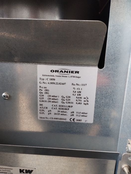 Обігрівач та плита газова  ORANIER C1850