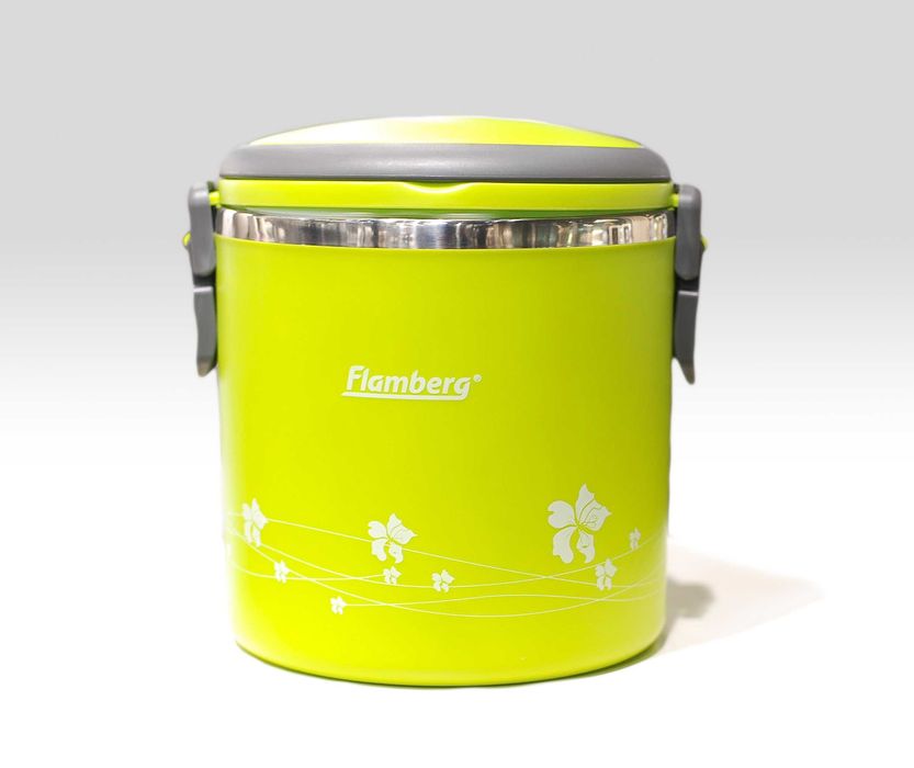 Контейнер для пищи 1,8 л с пластиковым контейнером (580 мл) Flamberg