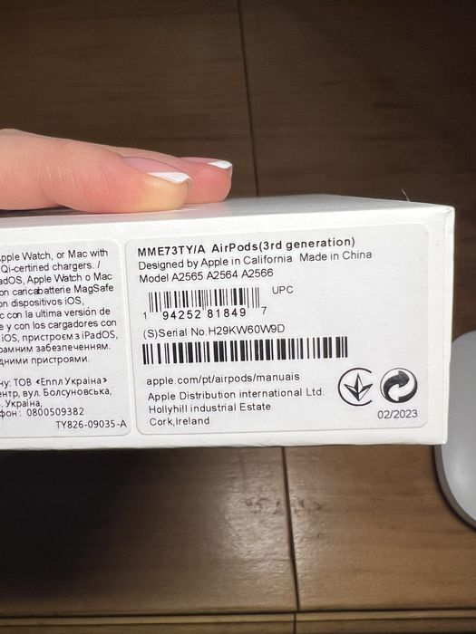 Apple Airpods 3 наушники