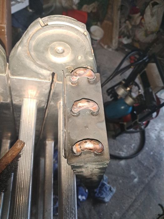 Пайка котлів,мідних  колонок теплообмінників