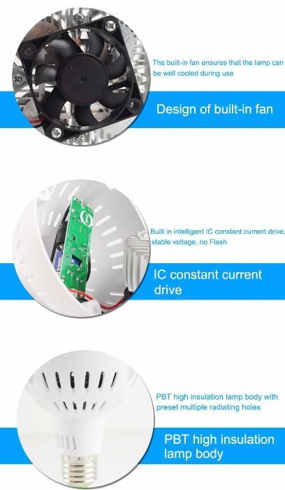 Светодиодная лампа Nano space full spectrum 45 Ват ( для растений)