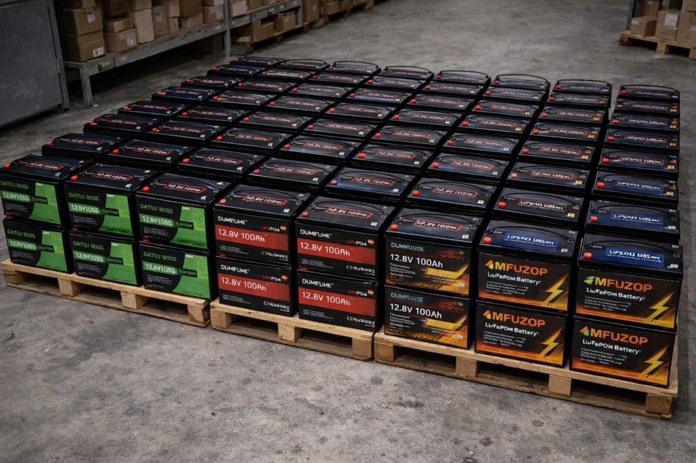 Аккумулятор LiFePO4 100Ah 12V с BMS для дома и солнечных систем *️⃣