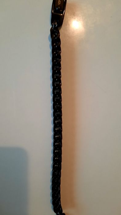 Pulseira em aço inox preta