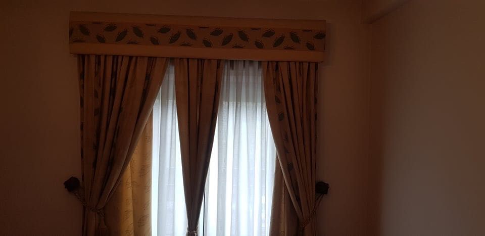 Conjunto Cortinados + Sanefa no mesmo padrão64738135780865122