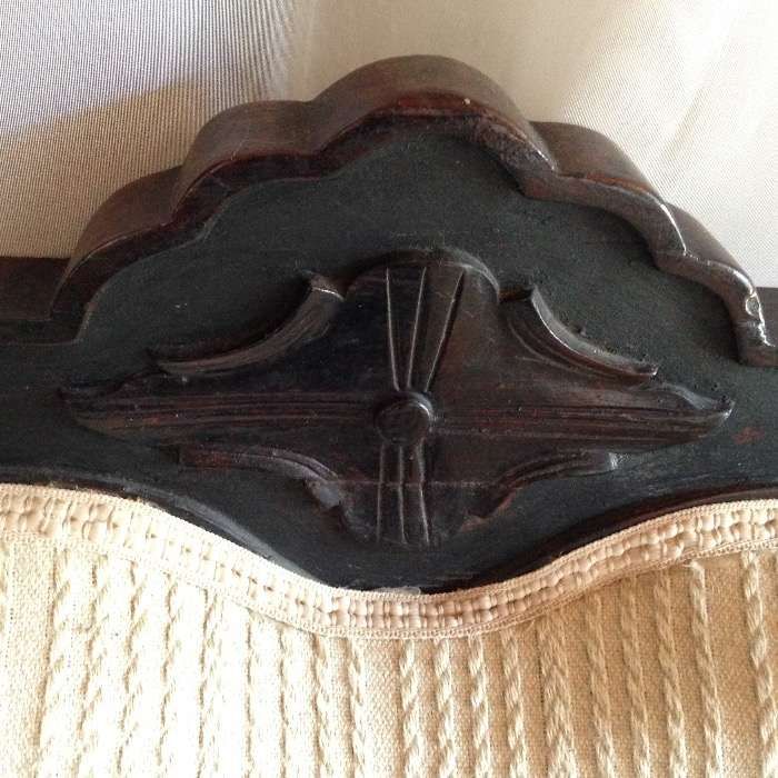 Canapé e cadeirões em pau santo