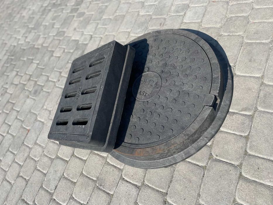 Люк каналізаційний полімер-піщаний, водовідвід лоток водостік жолоба