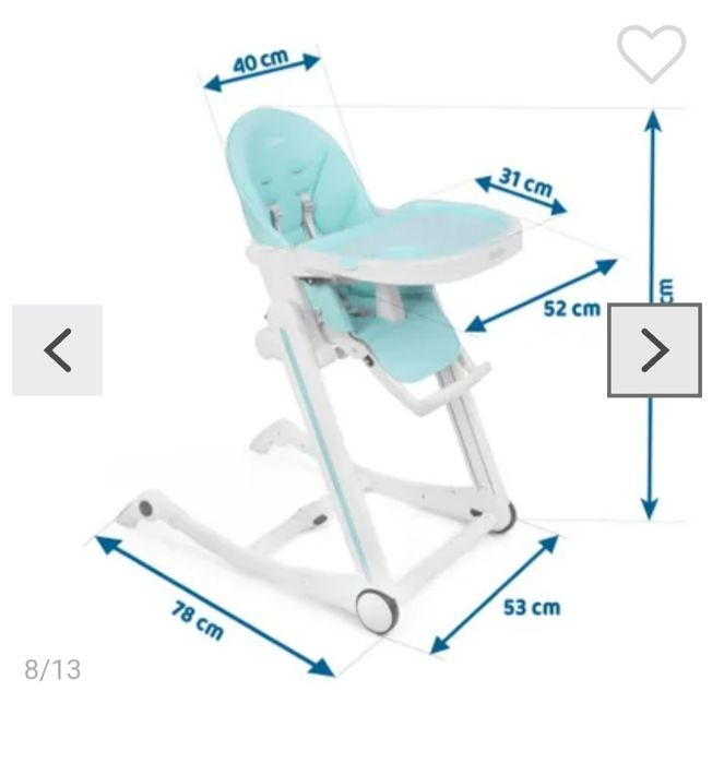 Krzesełko do karmienia, bujaczek, leżaczek  Ricokids Tugo