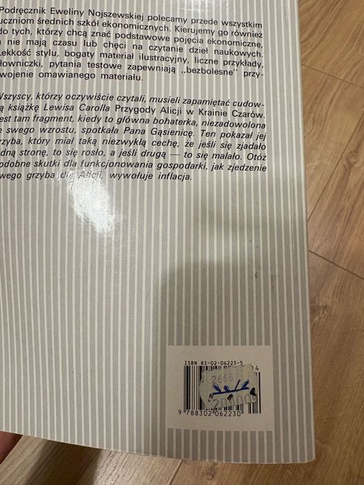 Książka akademicka podstawy ekonomii