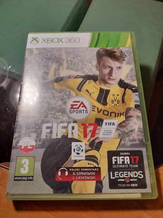 Fifa 17 Pl.Stan idealny.X box 360