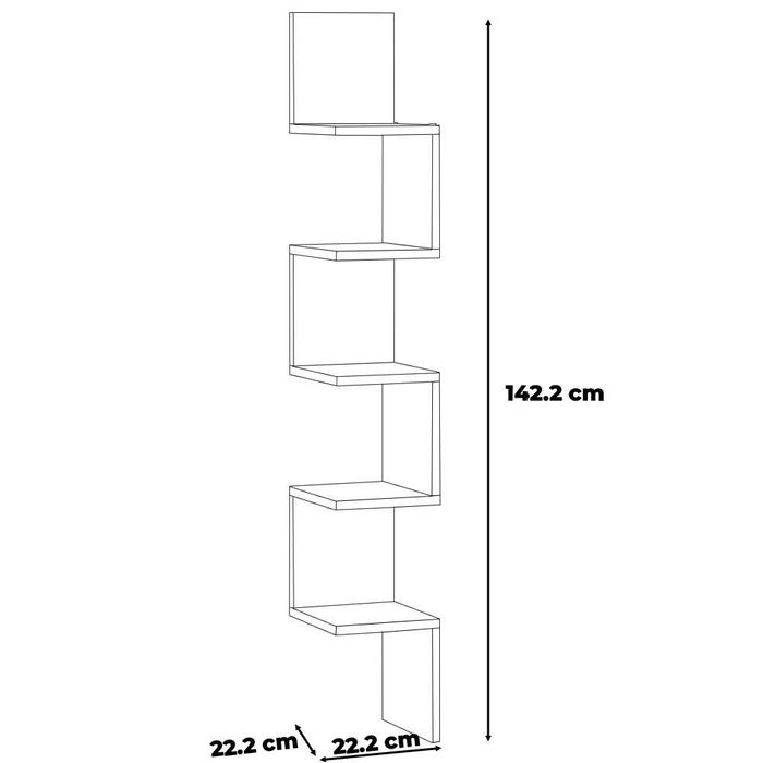 Regał Do Salonu Na Książki Zdjęcia Zigi 22cm Nowoczesne Półki Wisząca