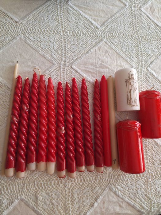 Velas - diversas formas e tamanhos