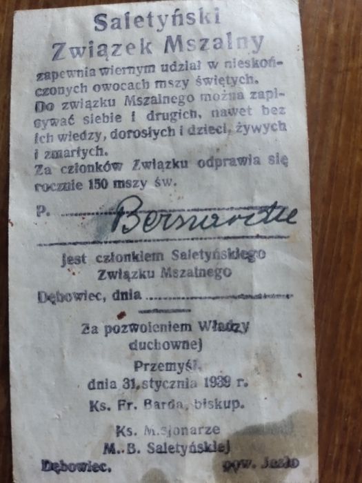 Modlitewnik z 1909 r