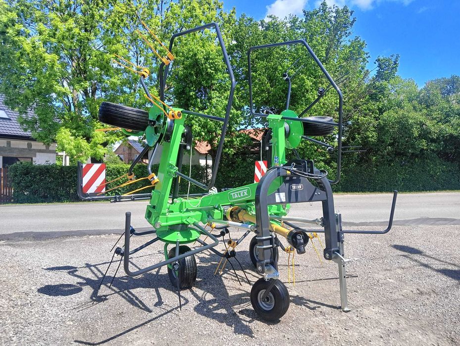 TALEX TORNADO 550 – przetrząsacz 5,5 m | 4 wirniki | wałek wom GRATIS! przetrząsarka HIT ! PROMOCJA!
