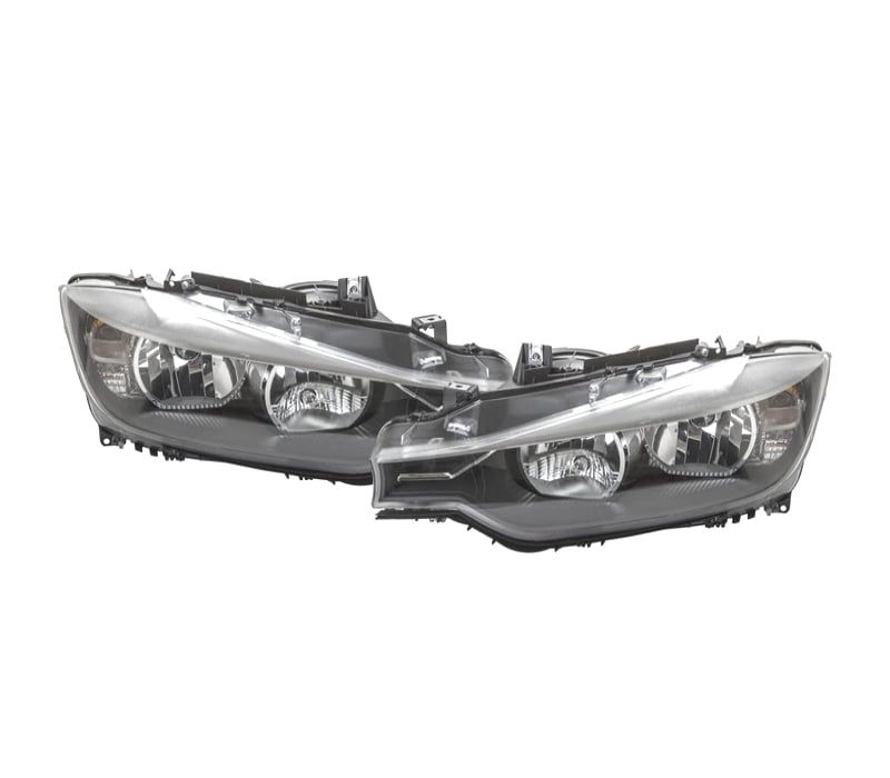 FARÓIS BMW F30 F31 11-15 FUNDO PRETO
