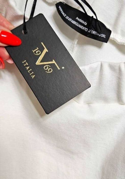 Белая хлопковая юбка Versace 19.69 Italia с карманами, р. XL/2XL