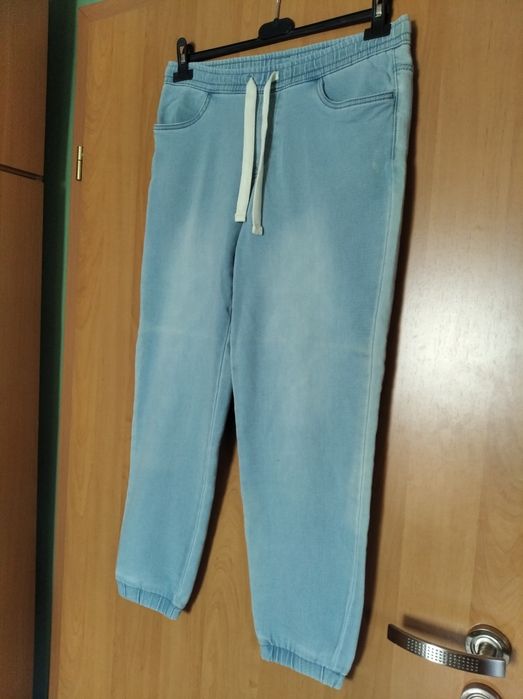 Zestaw spodnie jeans męskie r S/M pas 84
