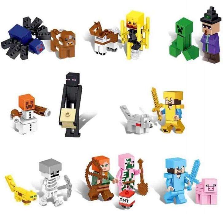 Конструктор набори фігурки майнкрафт для лего