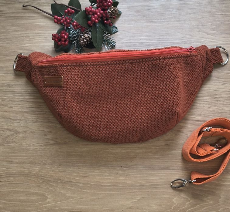 Ruda nerka handmade | tkanina tapicerska | wodoodporna podszewka | reg