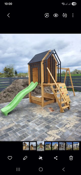 Domki place zabaw meble ogrodowe