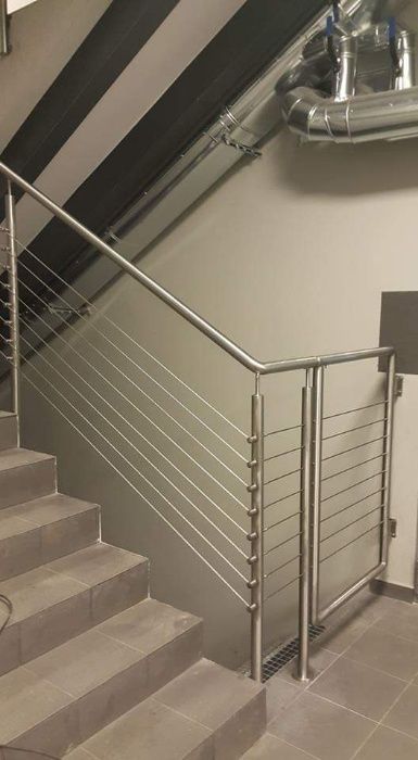 MOSINA / POZNAŃ Poręcz balustrada nierdzewnej nierdzewki inox dla do