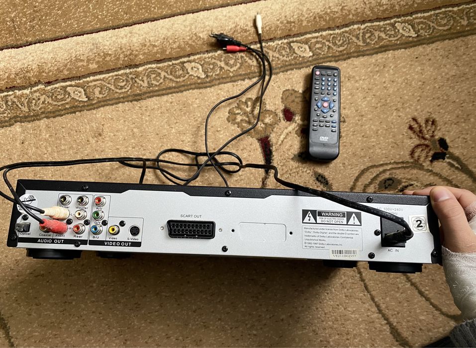 DVD-програвач Mustek V560 black DVD-PLAYER