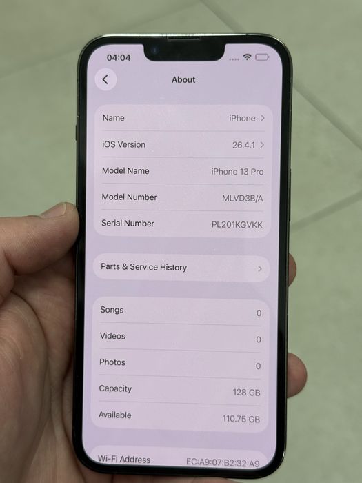 IPhone 13 Pro  128Gb 93% Neverlock