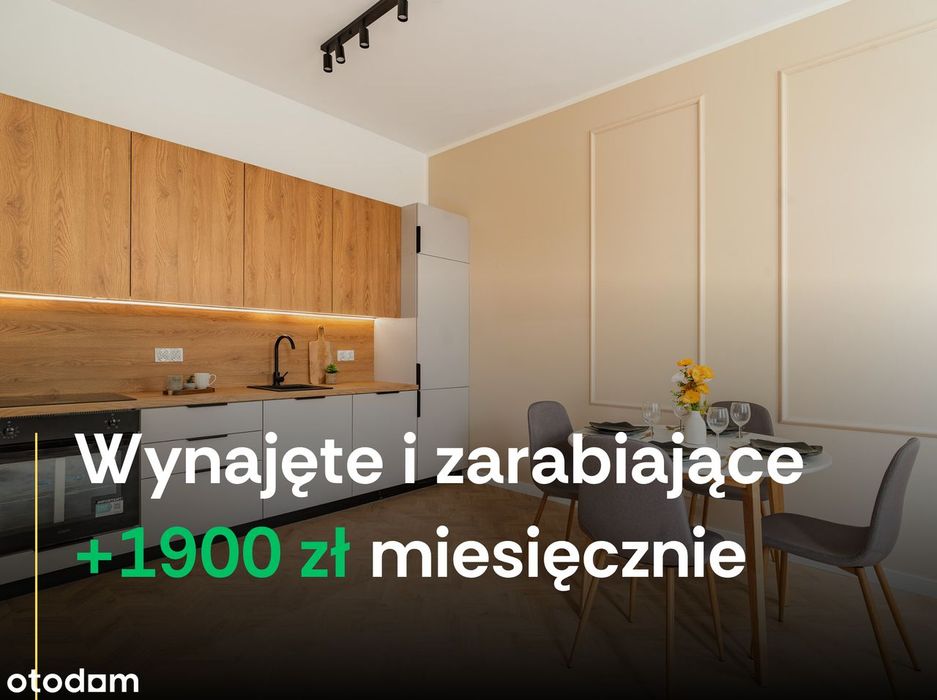 JEDNO Z WIELU! Gotowe mieszkania inwestycyjne z obsługą najmu +1,9 TYS