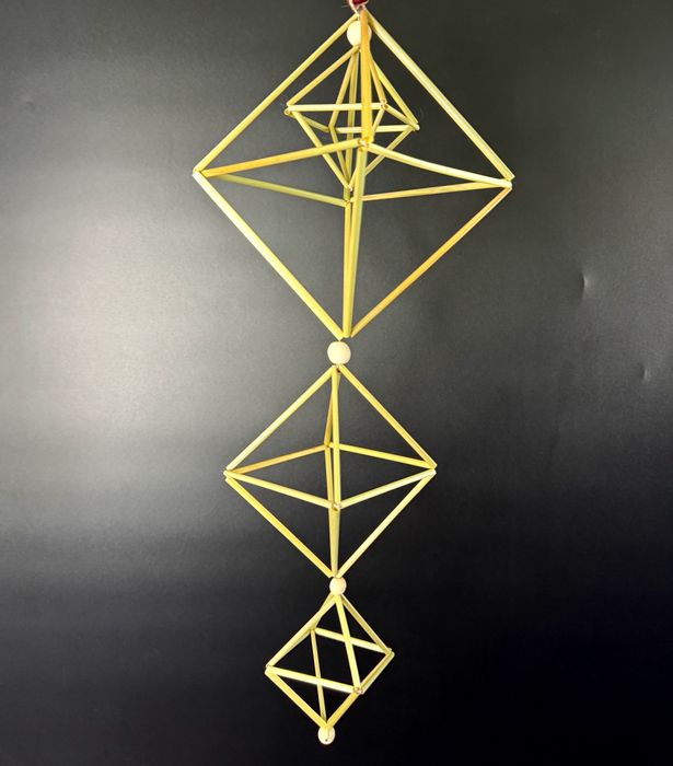 Солом'яний різдвяний павук набір соломки зроби сам