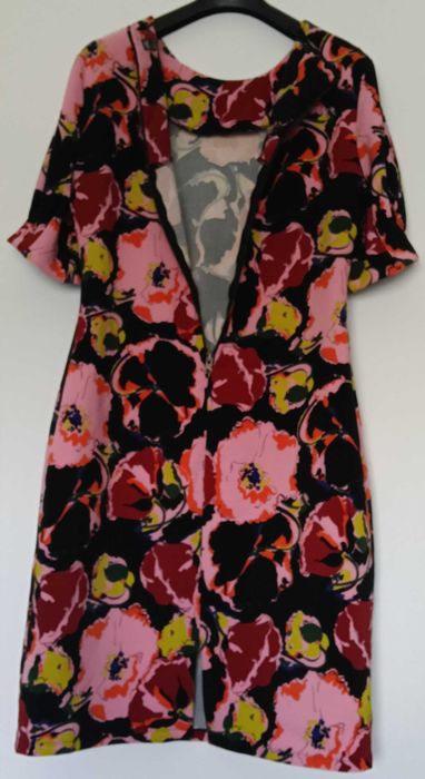 Vestido floral Zara TRF / Robe fleuri Zara TRF – Tamanho L