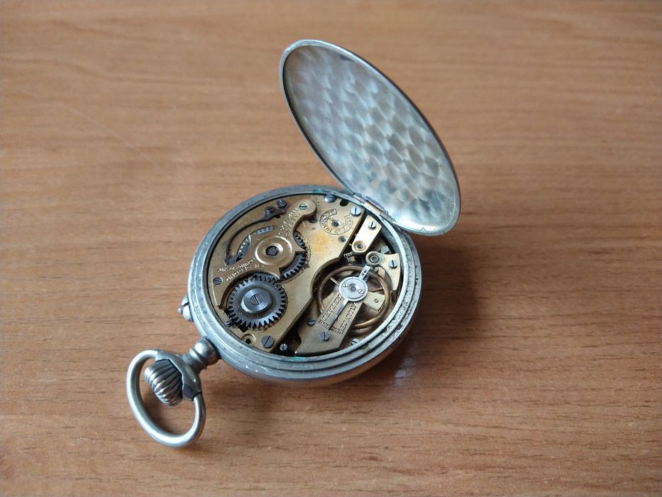 Часы карманные, старинные Roskopf.