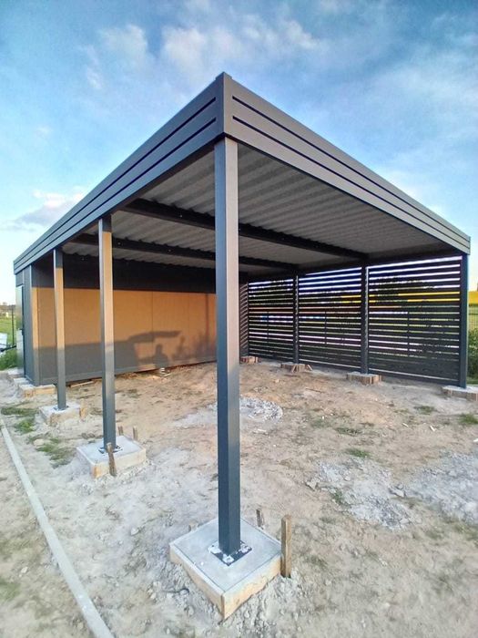 wiata garażowa, carpoty, domek narzędziowy, schowek, zadaszenie,altana