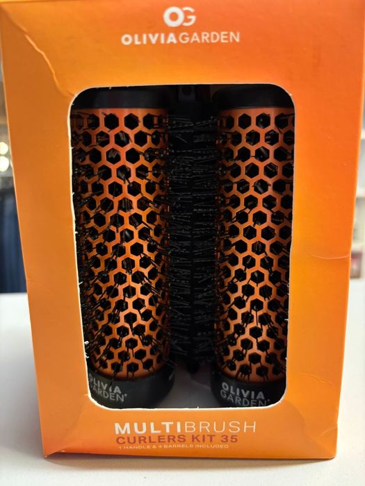 Zestaw szczotek Olivia Garden MultiBrush 35 mm 4 sztuki + uchwyt