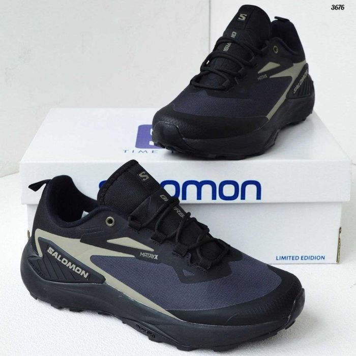 Кросівки чоловічі Salomon чорно-сині (41-46)